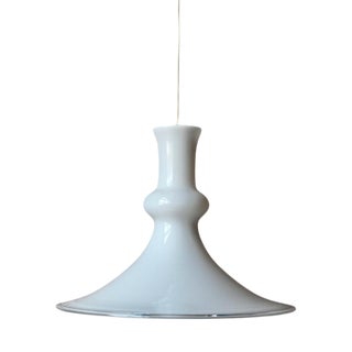 Danish Blown Glass Pendant Lamp by Mickael Bang Holmegaard for Royal Copenhagen, 1970s For Sale