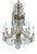 Genoese Empire Gilt 12-Light Chandelier For Sale