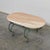 Vintage Pink Marble and Green Wrought Iron Coffee Table, 1970s For Sale - Image 5 of 12