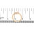 Metal 10K Yellow Gold 1/10 Cttw Diamond Palm Tree Statement Ring (H-I Color, I1-I2 Clarity) - Ring Size 6 For Sale - Image 7 of 7