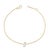 Immerse yourself in the understated elegance of this 10K yellow gold bracelet, for an enrapturing shimmer that captures...