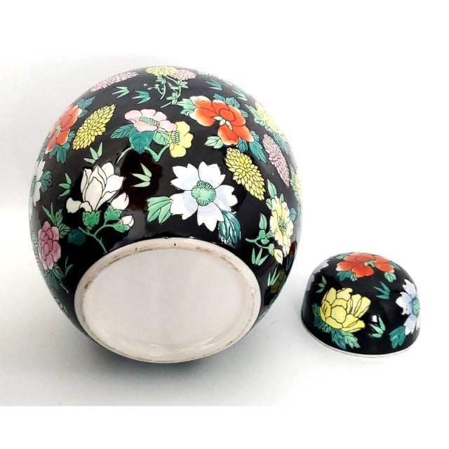 Ginger Jar With Flowers For Sale - Image 12 of 12