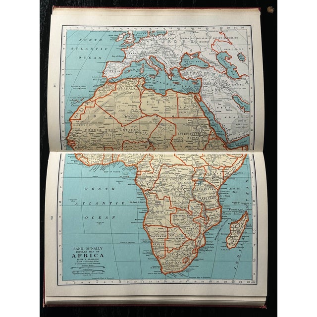 1930s Vintage World Atlas For Sale - Image 11 of 18