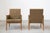 Set of Vintage Armchairs in Oak Wood and Embossed Fabric, Former Czechoslovakia, 1970s For Sale - Image 3 of 18
