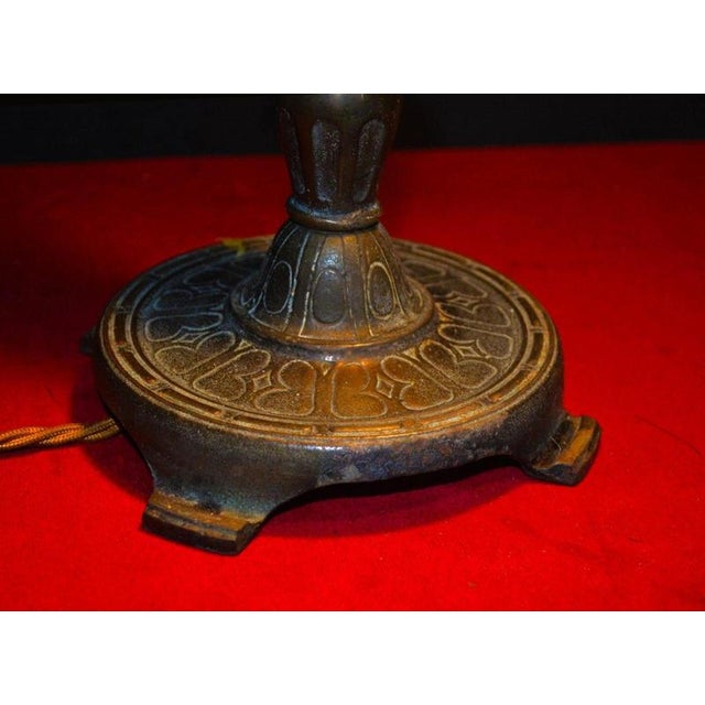 1920s American Art Deco Adjustable Banker's Desk Lamp from S. Robert Schwartz & Bro., 1920s For Sale - Image 5 of 18