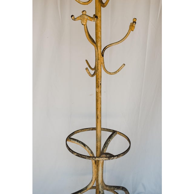 Mid 20th Century French Painted Iron Hall Tree Chairish