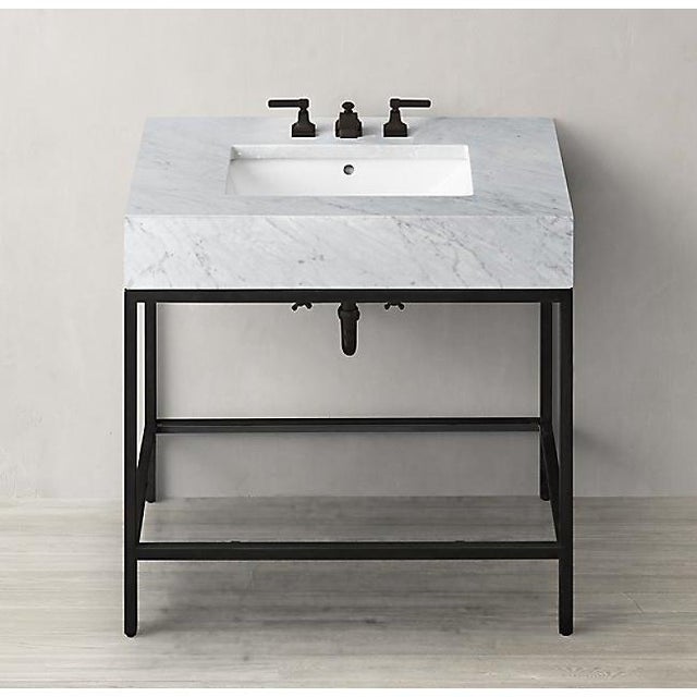 Restoration Hardware Hudson Metal Single Washstand Chairish