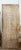 1920s Carved Lotus Motif Solid Wood Sliding Barn Door, Double-Sided 96x36 For Sale - Image 5 of 8