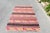 1970s Rustic Hand Knotted Red Striped Rug For Sale - Image 11 of 11