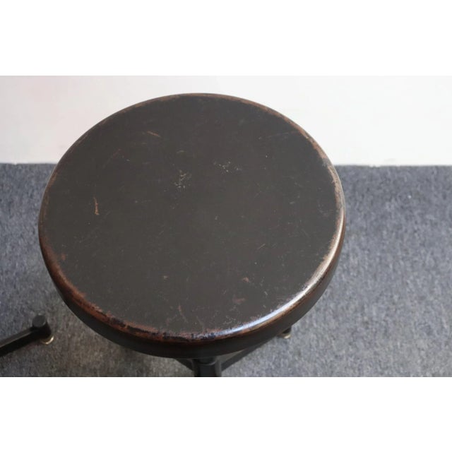 Pair of Vintage Adjustable Pose or Task Stools With Swivel Seats by Photogenic For Sale - Image 9 of 18