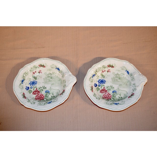 Victorian 19th C Pair of Shaped Dishes For Sale - Image 3 of 6