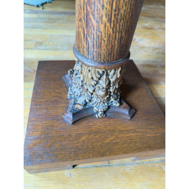 Pair of Antique Edwardian Style Column Pedestals / Plant Stands, C. 1890s–1910s For Sale - Image 9 of 12
