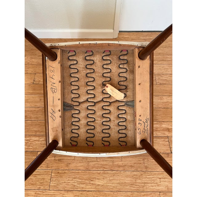 Wood Mid Century Slipper Chair by Kroehler, Circa June, 1965 For Sale - Image 7 of 12