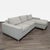 This Room & Board sectional features a clean, modern look in a light neutral fabric. It includes a spacious right-facing...