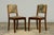 Set of 12 French Art Deco Walnut Dining Chairs With Botanical Upholstery, 1930s For Sale - Image 12 of 18