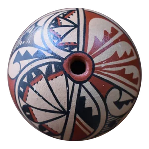 Mid 20th Century Jemez Pueblo Pottery Signed M Abetya Jemez