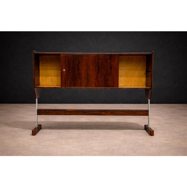 Bar in Hardwood, Metal, Novo Rumo, 1960s - Lot 130A For Sale - Image 9 of 15