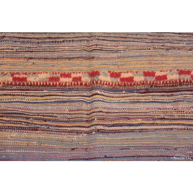 Nazmiyal Collection Vintage Purple Tones Moroccan Kilim Rug For Sale - Image 4 of 7