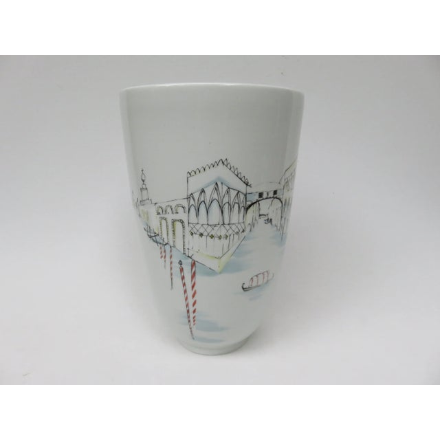 White German Handpainted Vases from Hutschenreuther, 1950s, Set of 2 For Sale - Image 8 of 18