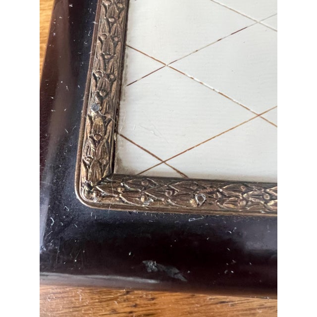 Wood Antique Ebonized Wood Jewelry Box For Sale - Image 7 of 10