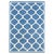 Indian Dhurrie Design Blue and White Handmade Cotton Rug by Doris Leslie Blau For Sale