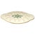 A Lenox Holiday (Dimension) porcelain deviled egg platter, formed as an elongated oval serving tray with a scalloped...