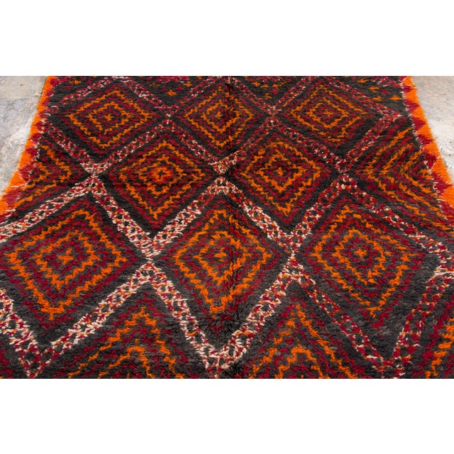 1950s Vintage Moroccan Berber Wool Rug by Rug & Kilim, 1950-1959 For Sale - Image 5 of 10