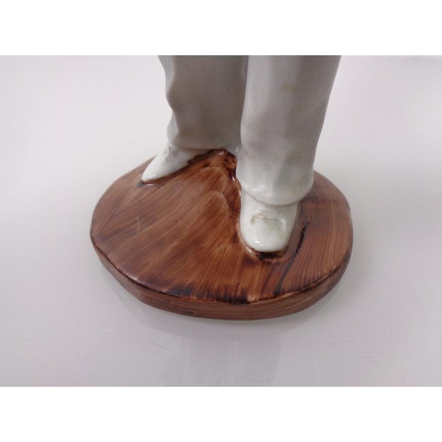 Porcelain Figurine of Baker with Baguette, Denmark, 1920s For Sale - Image 13 of 18