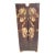 Antique Arts & Crafts Carved & Pyrographic Iris Umbrella Stand, C. 1910 For Sale
