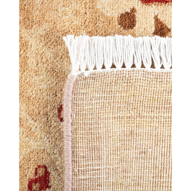 2000 - 2009 Mogul, One-of-a-Kind Hand-Knotted Area Rug - Beige, 8' 3" x 10' 3" For Sale - Image 5 of 8