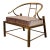 1970s Brass "Empress" Hollywood Regency Chair by Warren Lloyd for Mastercraft For Sale