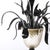 Mid-Century Expansive Leaf Form Handblown Murano Glass & 24kt Gold Fleck Uplight For Sale - Image 12 of 18