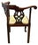 Mid 18th Century Antique Georgian Walnut Corner Armchair, 1750 For Sale - Image 5 of 17
