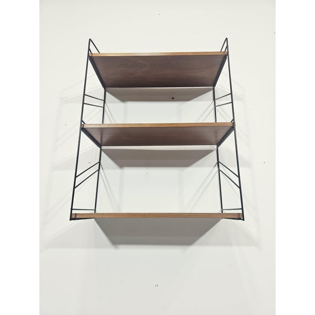 Mid-Century Modern Wall Shelf by Kajsa & Nils Nisse Strinning, 1960s For Sale - Image 6 of 14