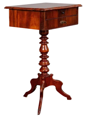 Vintage Red Sewing Table