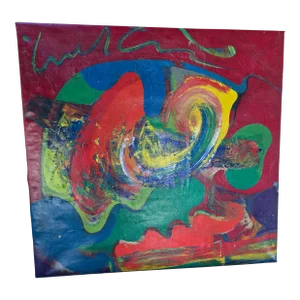 Vintage Mid Century Modern Abstract Signed Painting