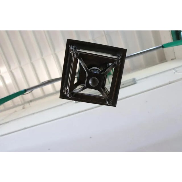 Vintage Brass and Glass Lantern, 1980s For Sale - Image 12 of 14