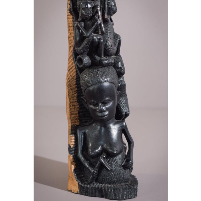 African Figural Post Carving For Sale - Image 6 of 16