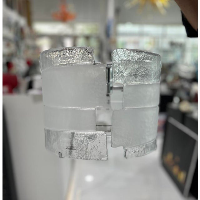 Murano Glass Suspension Light by Leucos For Sale In Naples, FL - Image 6 of 6