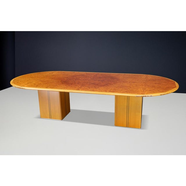 Monumental 280 cm “africa” table by afra & tobia scarpa, maxalto italy, 1970s impressive “africa” dining table by afra &...