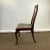 1980s Vintage Hollywood Regency Mahogany Queen Anne Side Chair For Sale - Image 9 of 11