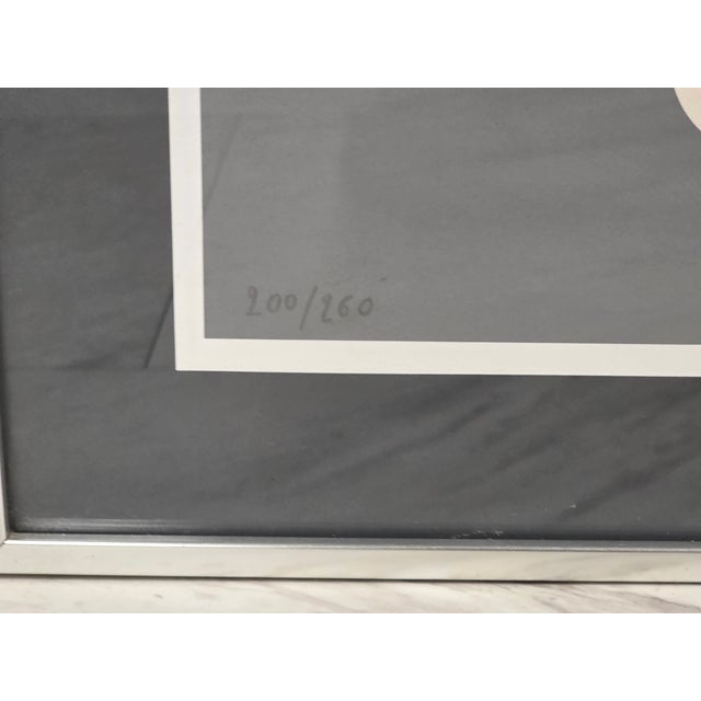 Printmaking Materials Mid 20th Century Oscar Magnan Abstract Serigraph For Sale - Image 7 of 7