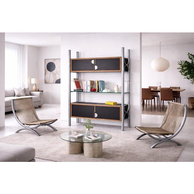 1960s Ferrotipi Low Armchairs Prototype from G. Malacrida & P.Resmini, 1968, Set of 2 For Sale - Image 5 of 14