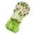 1980s Vintage Hollywood Regency Boho Chic Asparagus Spoon Rest. For Sale