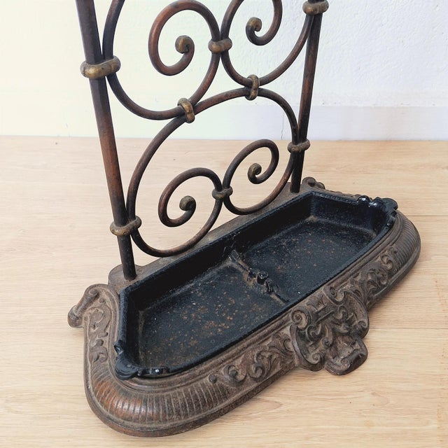 Victorian Cast Iron Umbrella Stand, 1850s For Sale - Image 3 of 5