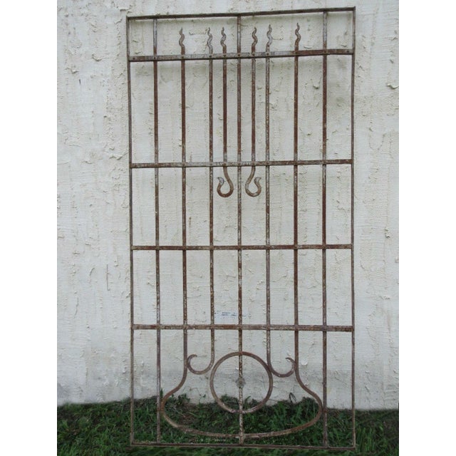 Wonder piece of architecture. Heavy, tight and sturdy. Piece does shown signs of age related wear including rust, flaking...