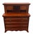 Vintage Traditional American Style Cherry Secretary Desk For Sale - Image 12 of 12
