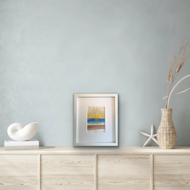 Stephanie Cate Contemporary Original Watercolor Ocean Painting on Paper by Stephanie Cate For Sale - Image 4 of 5