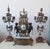 Traditional Lancini Clock with Louis XVI Style Candlesticks, 1940s, Set of 3 For Sale - Image 3 of 18