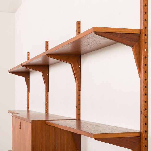 Vintage Danish Teak Wall Unit by Thygesen & Sørensen, 1960s For Sale - Image 18 of 18